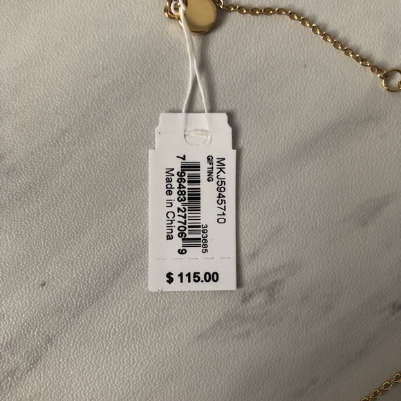 NWT Michael Kors Heart Necklace and Earrings Set - Picture 5 of 7